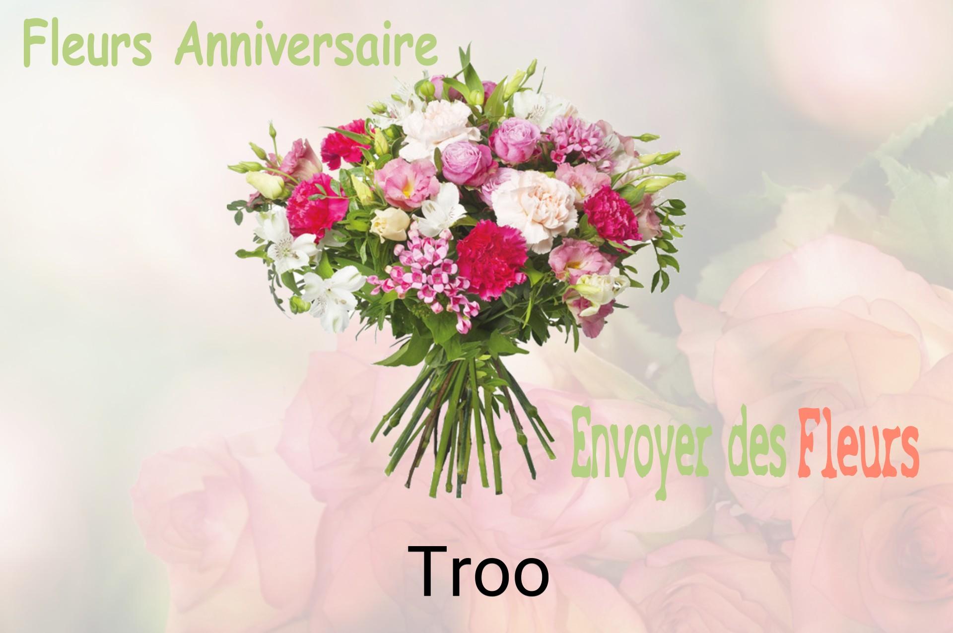Bouquet de fleurs d’anniversaire livré à Troo